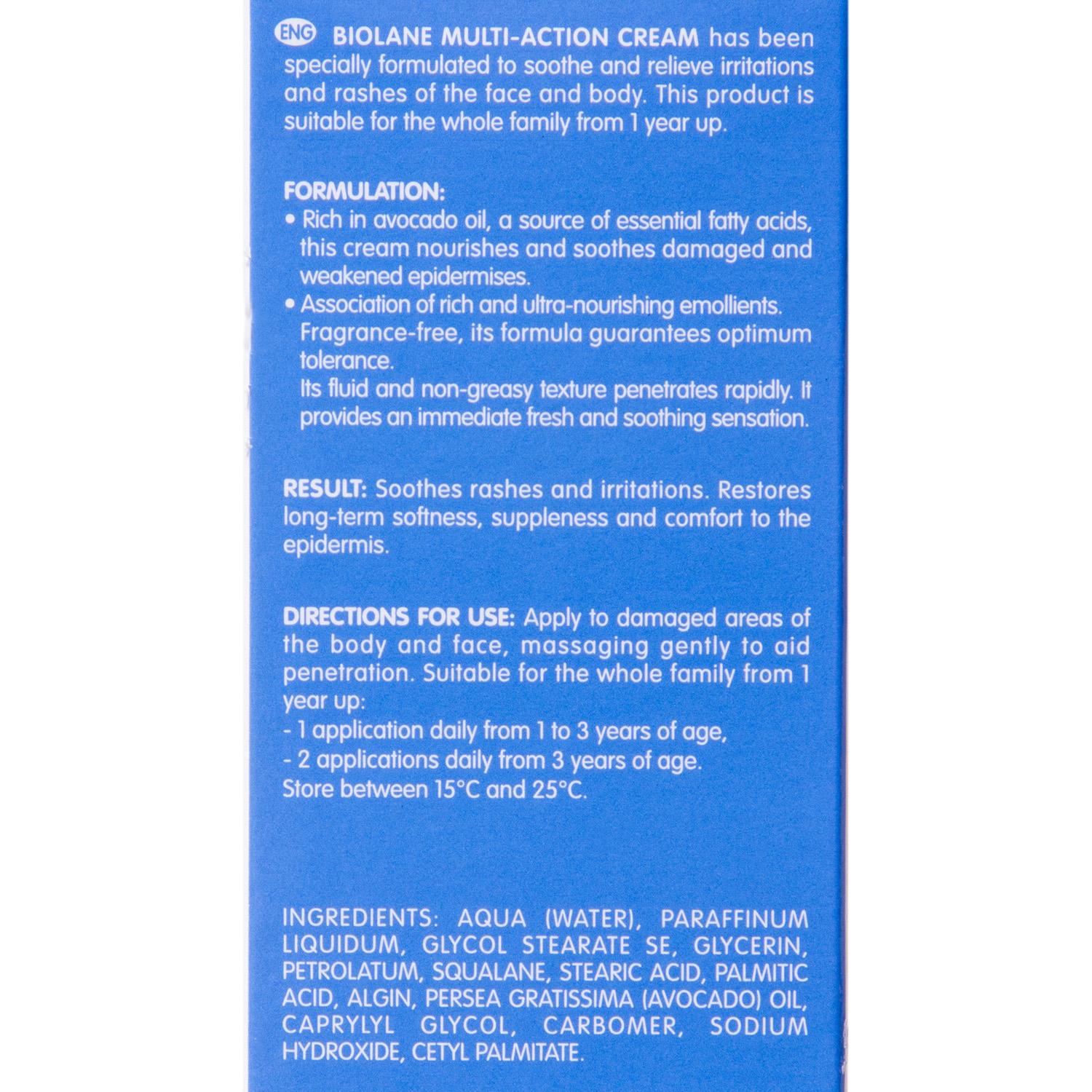 Биолан Успокаивающий крем для раздраженной кожи Baby Soothing Cream, 100 мл (Biolane, Уход за детской кожей) фото 3