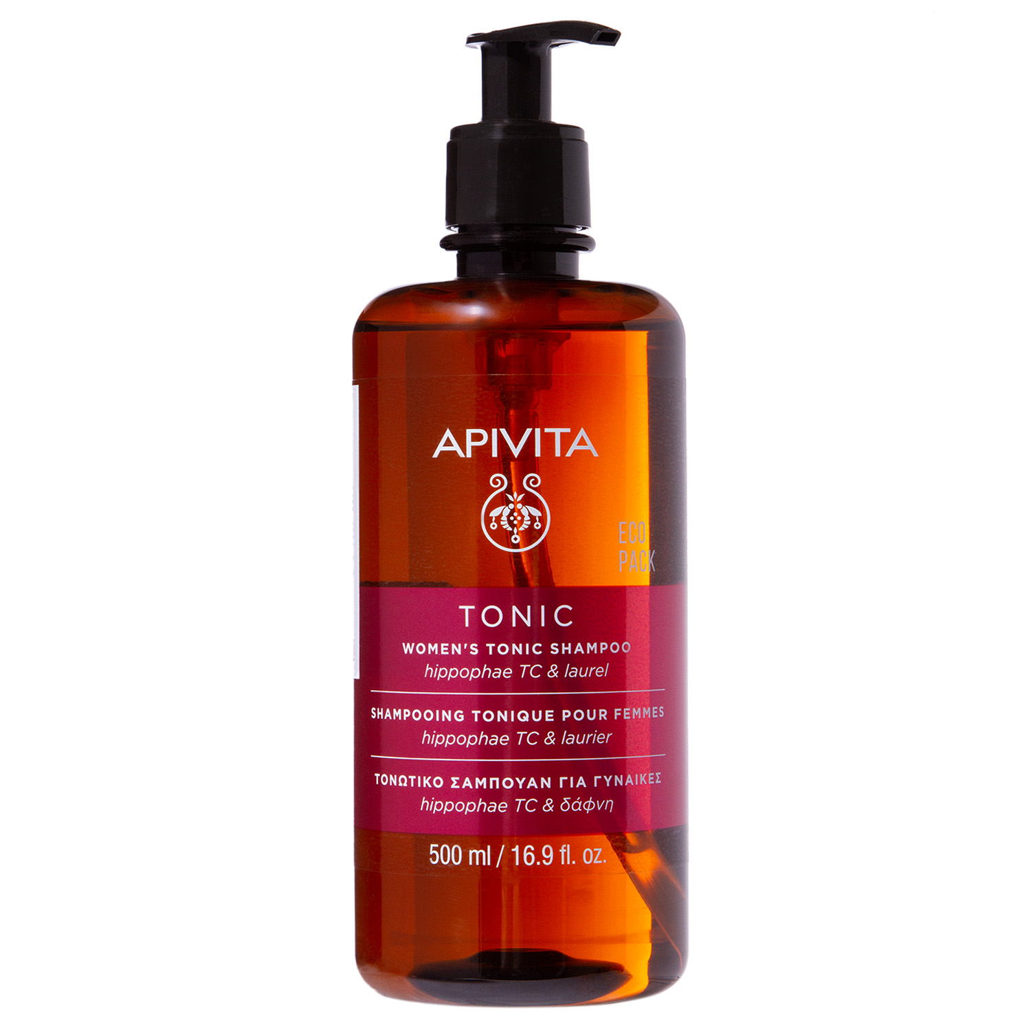 Апивита Шампунь тонизирующий против выпадения волос для женщин, 500 мл (Apivita, Hair) фото 1