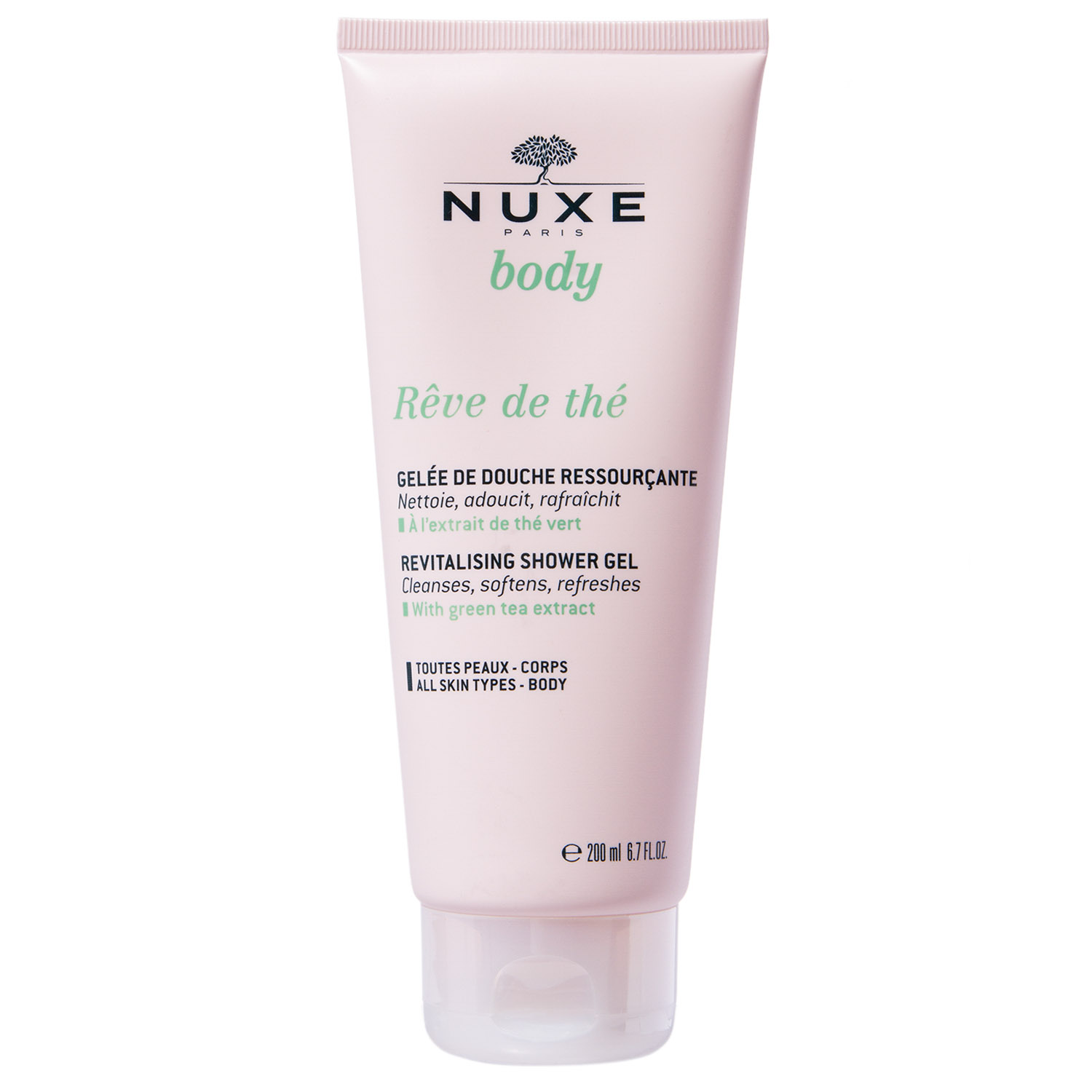 Нюкс Восстанавливающий гель для душа Rêve de Thé Gelée de Douche Ressourçante, 200 мл (Nuxe, Nuxe body) фото 0