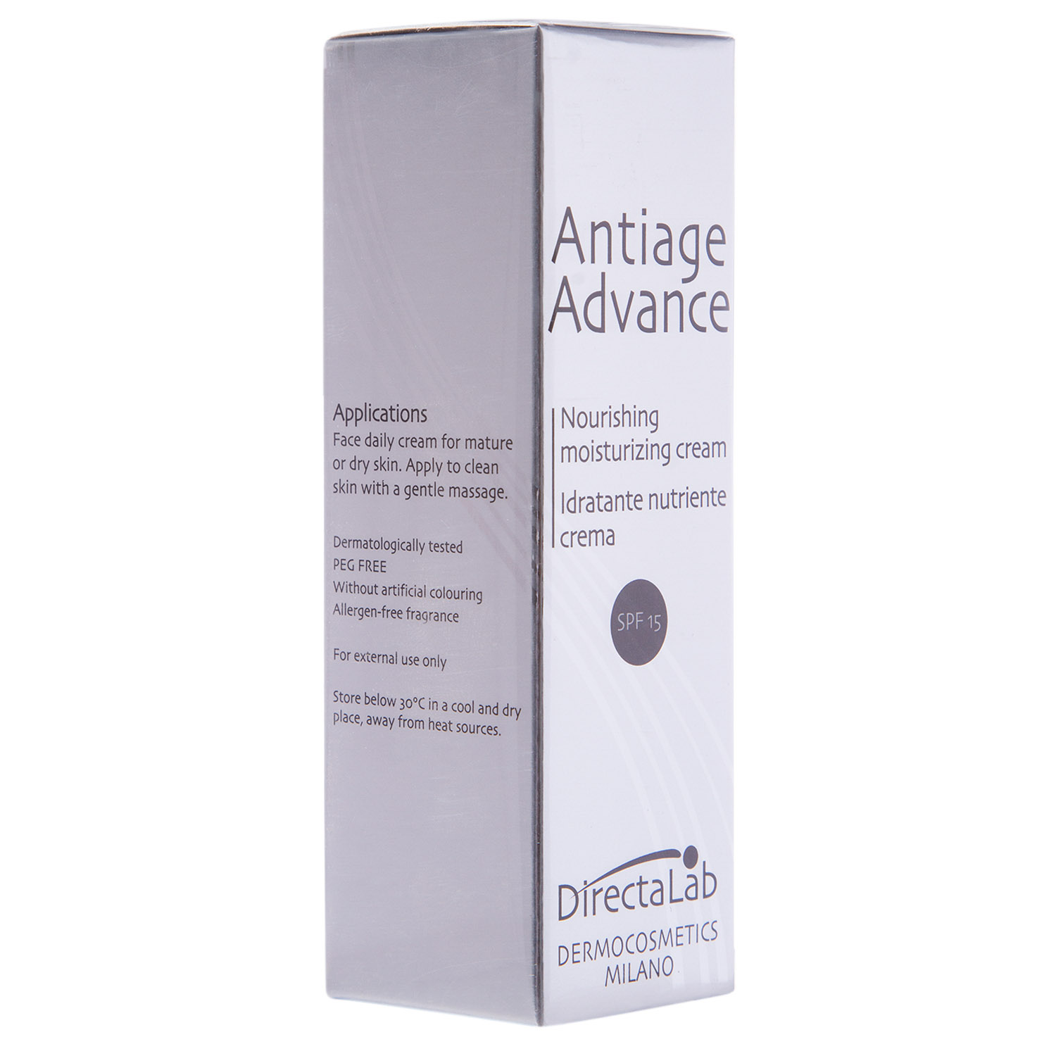 DirectaLab Питательный увлажняющий крем SPF 15 Antiage advance, 50 мл. фото