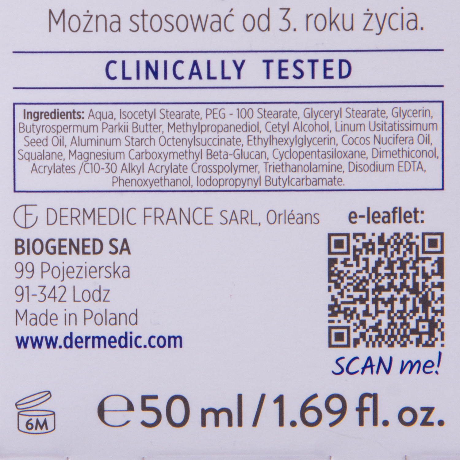 Дермедик Увлажняющий успокаивающий крем для лица Soothing Moisturising Cream for Sensitive skin, 50 мл (Dermedic, Cicatopy) Дермедик Увлажняющий успокаивающий крем для лица Soothing Moisturising Cream for Sensitive skin, 50 мл (Dermedic, Cicatopy) фото 10