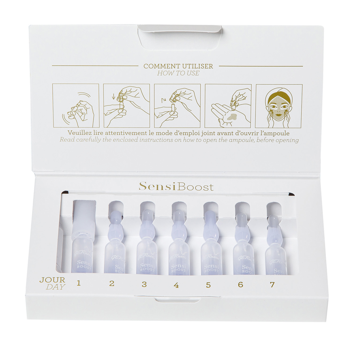 Жернетик Успокаивающий лосьон для чувствительной кожи Sensi Boost, 7 ампул x 2 мл (Gernetic, Чувствительная кожа) фото 2