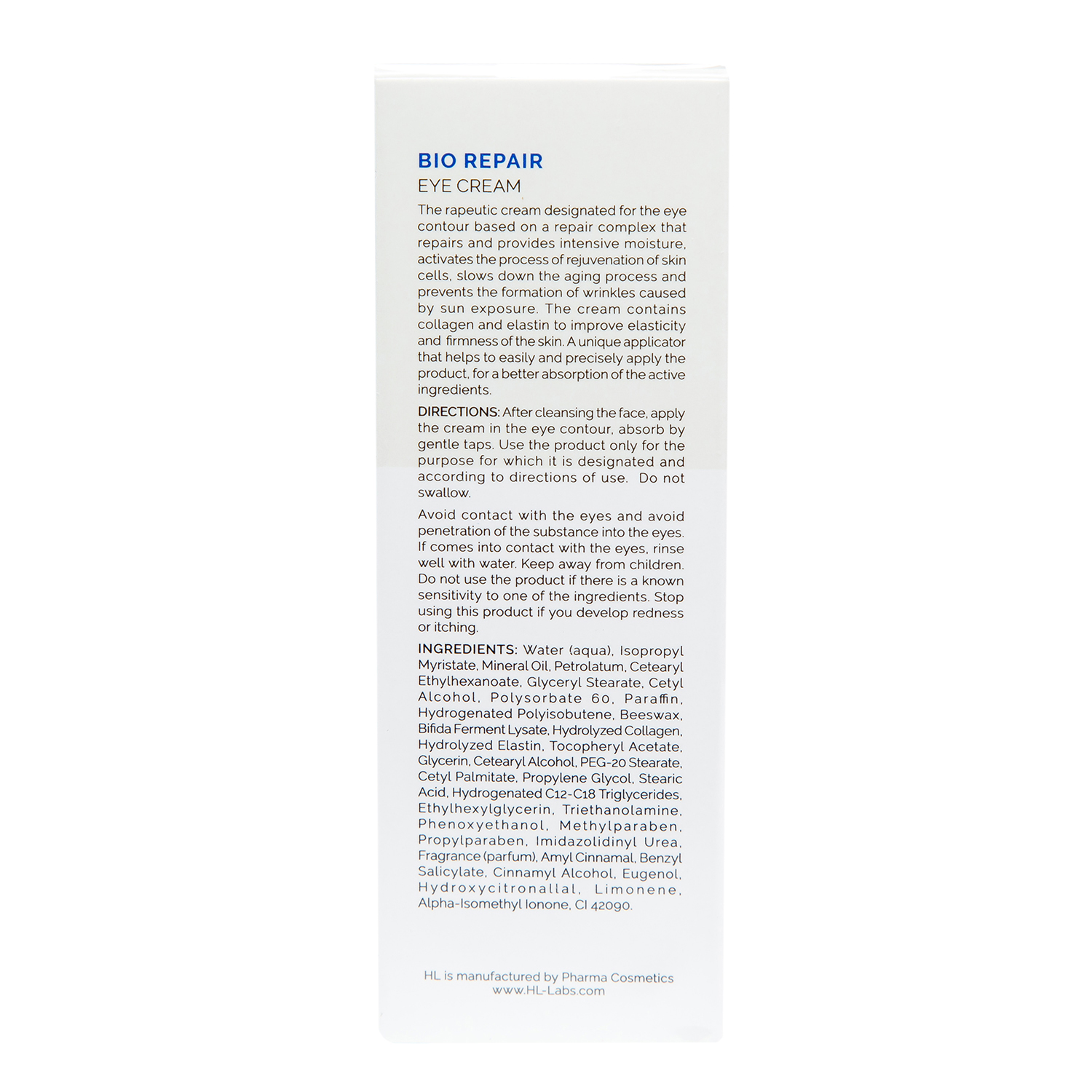 Холи Лэнд Смягчающий увлажняющий крем с регенерирующим комплексом, 15 мл (Holyland Laboratories, Bio Repair) фото 2