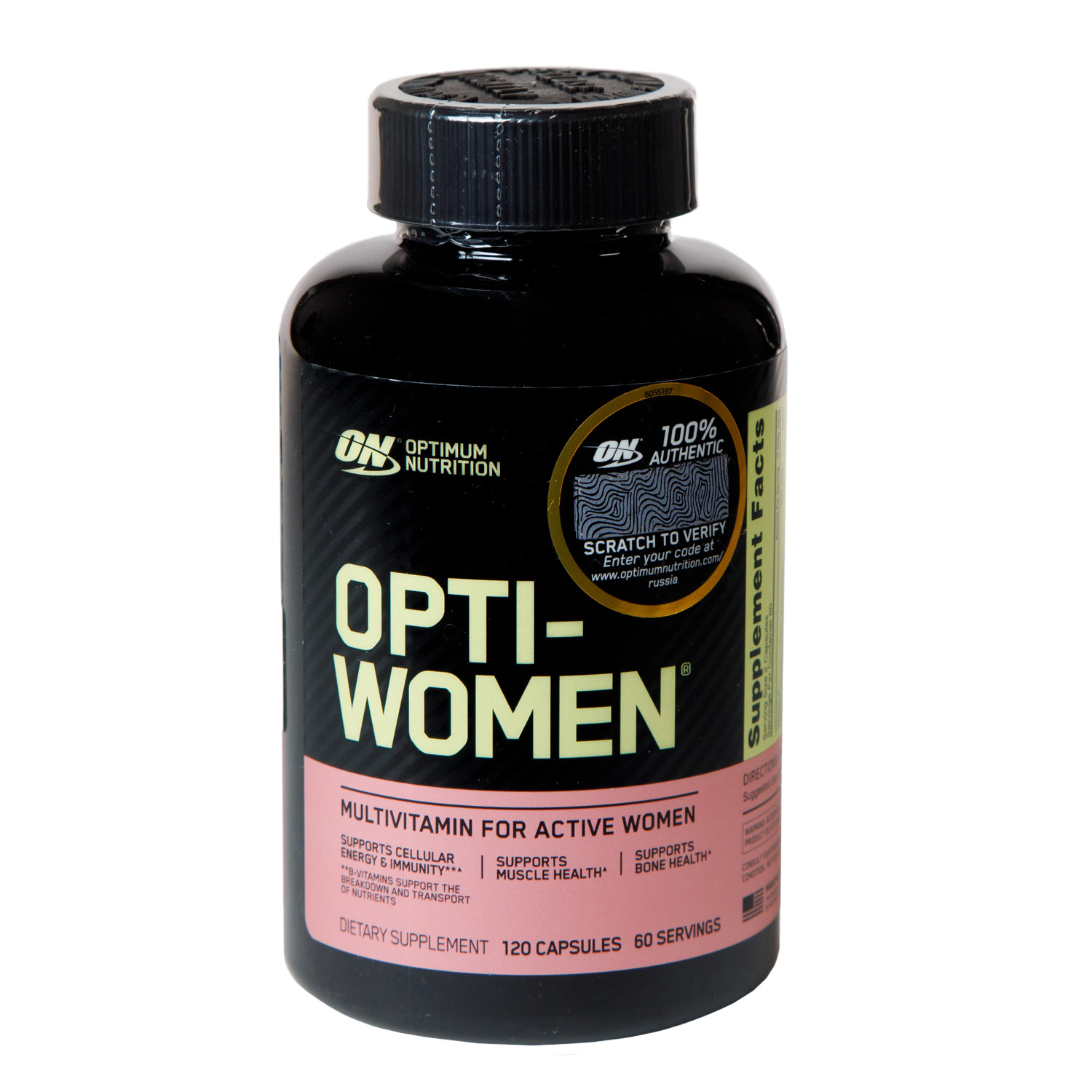 Оптимум Нутришен Мультивитаминный комплекс для женщин Opti Women, 120 капсул (Optimum Nutrition, ) фото 6