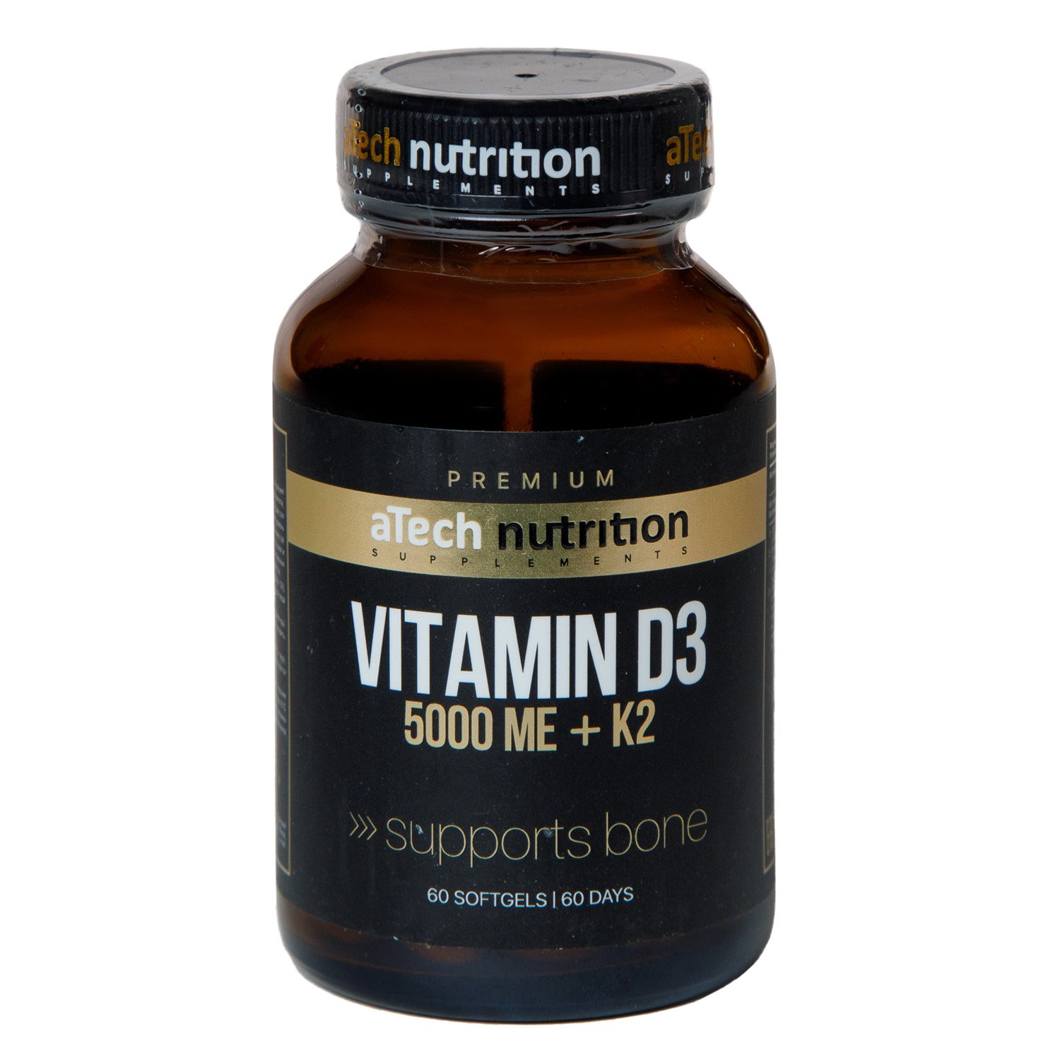 A Tech Nutrition Комплекс Витамин D3 + К2, 60 капсул (A Tech Nutrition, Premium) naturesplus комплекс с кальцием магнием витаминами d3 и к2 180 таблеток