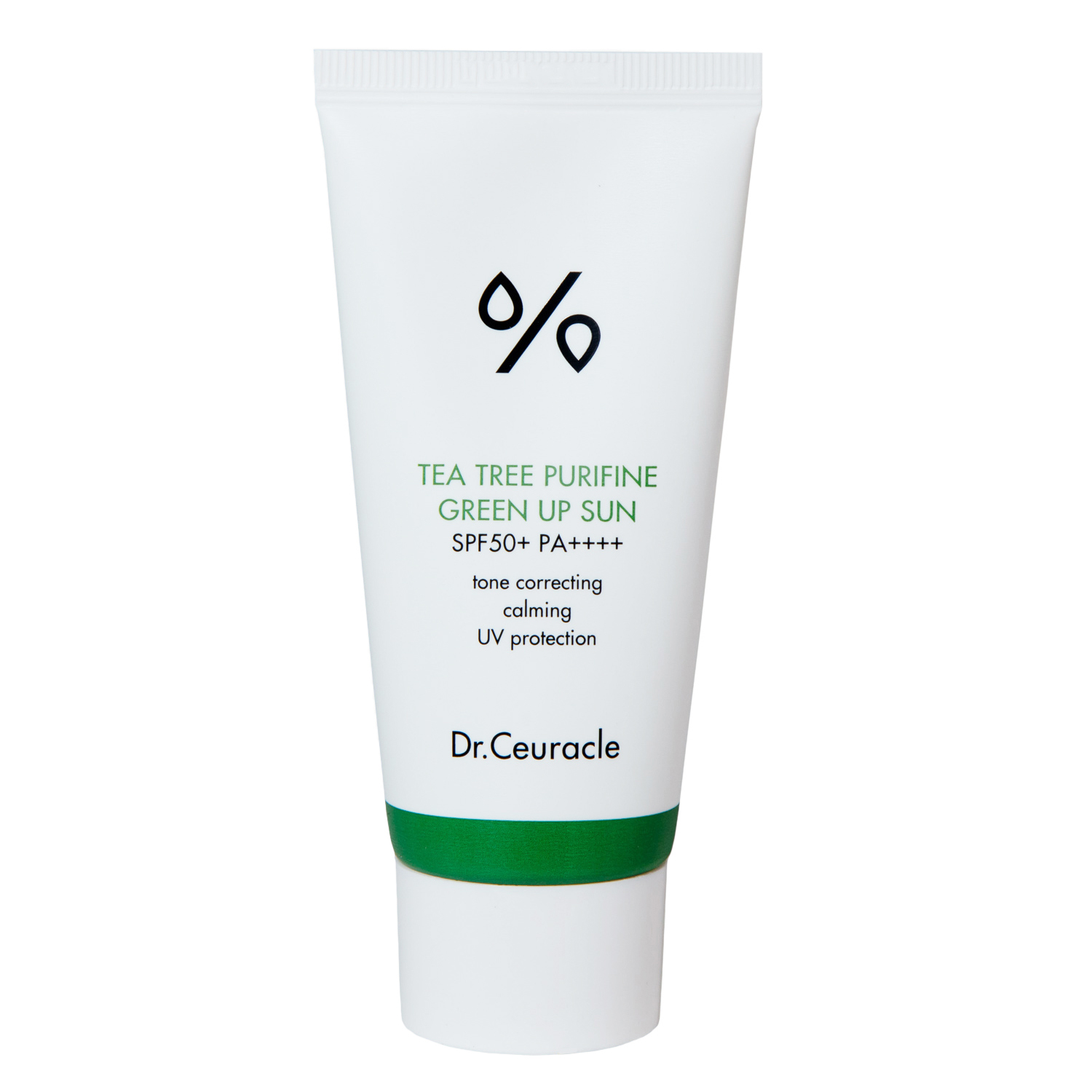 Доктор Сьюрикл Солнцезащитный крем с чайным деревом, маскирующий покраснения SPF 50, 50 мл (Dr. Ceuracle, Tea Tree Purifine) фото 5