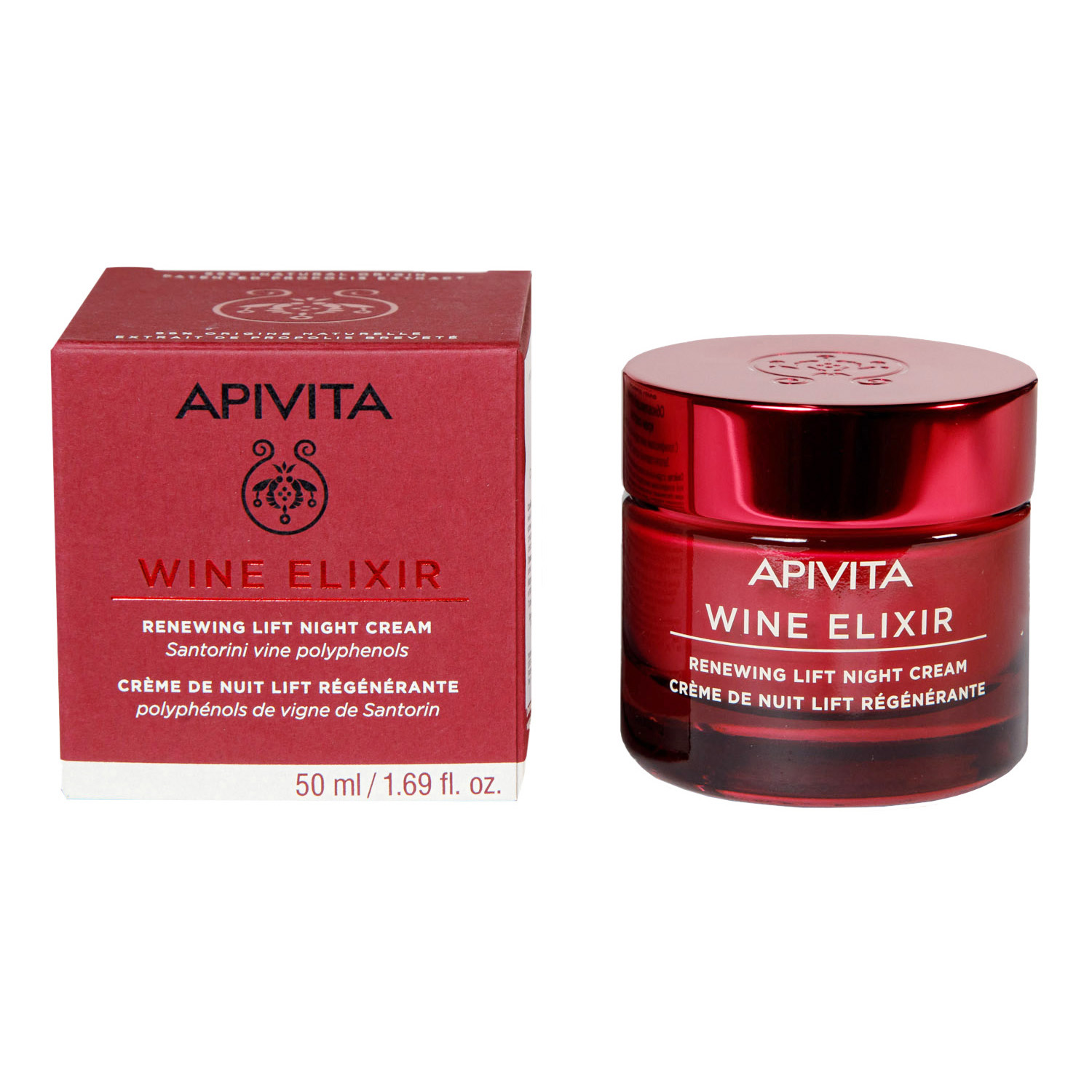 Апивита Ночной крем-лифтинг, 50 мл (Apivita, Wine Elixir) фото 2