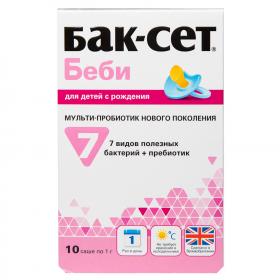 Бак-сет Мульти-пробиотик Беби для взрослых и детей с рождения , 10 саше х 1 г. фото