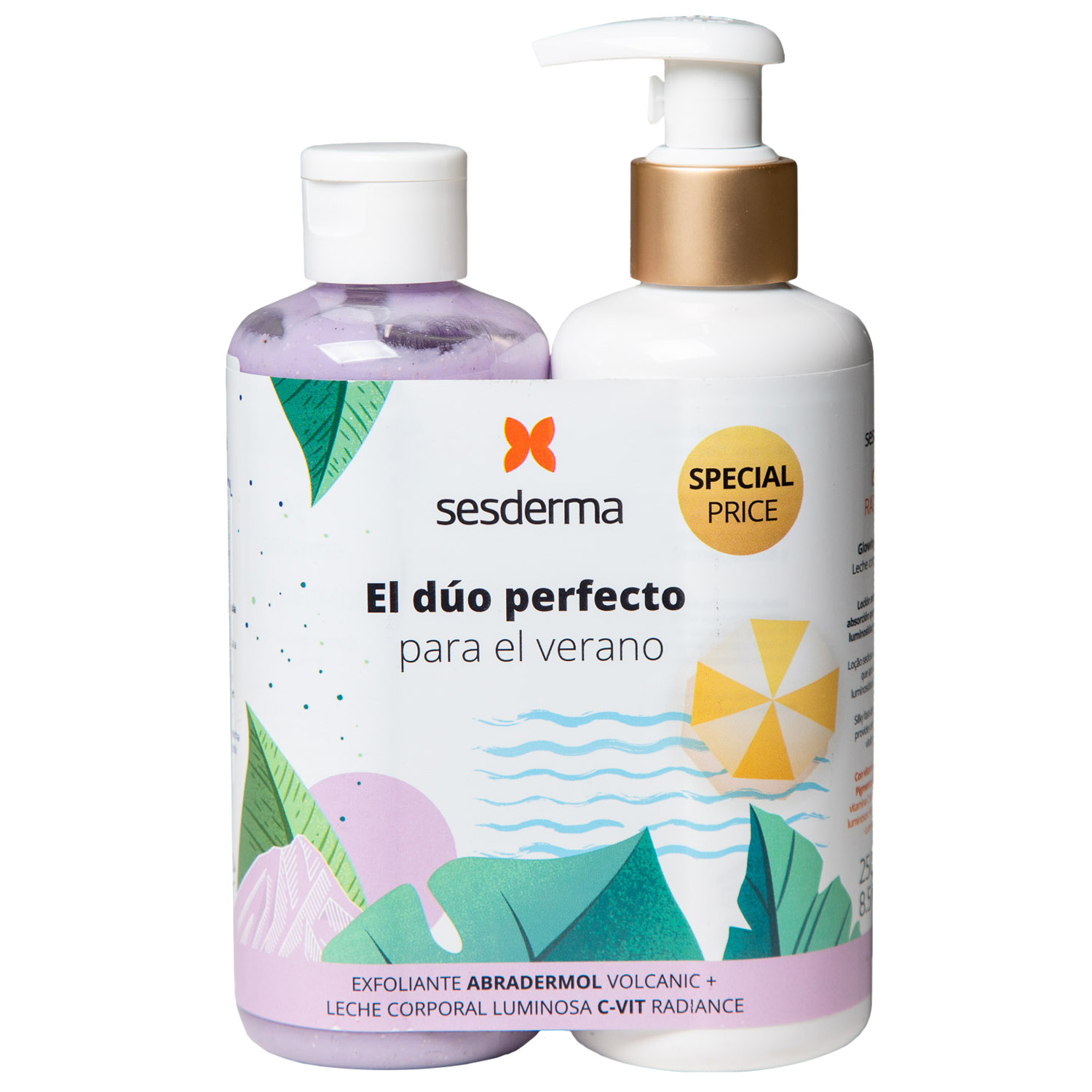 Сесдерма Набор (молочко для тела C-Vit, 250 мл + отшелушивающий скраб Abradermol, 250 мл) (Sesderma, C-Vit) фото 1