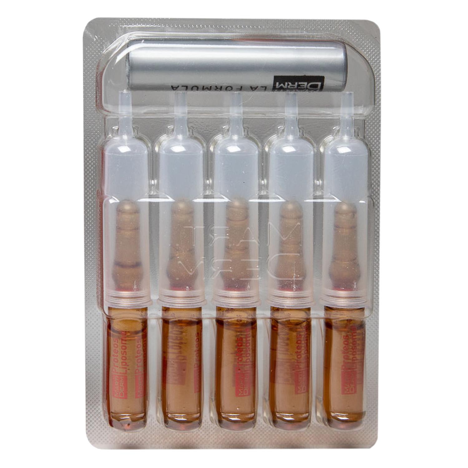 Мартидерм Ампулы «Протеос с липосомами» для жирной и обезвоженной кожи лица, 5 х 2 мл (Martiderm, Originals) фото 7