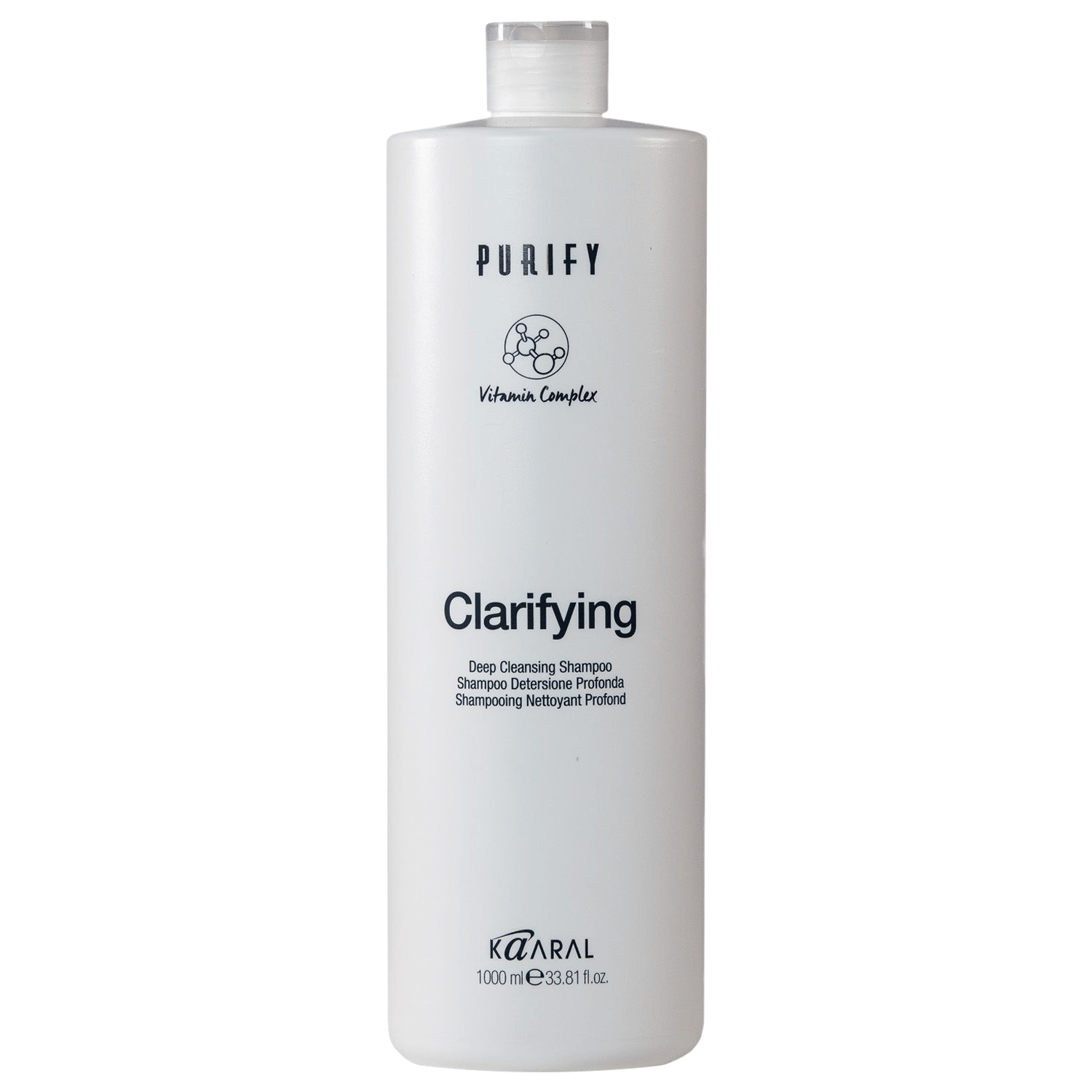 Kaaral Шампунь для глубокого очищения волос Clarifying Deep Cleansing Shampoo, 1000 мл (Kaaral, Purify)