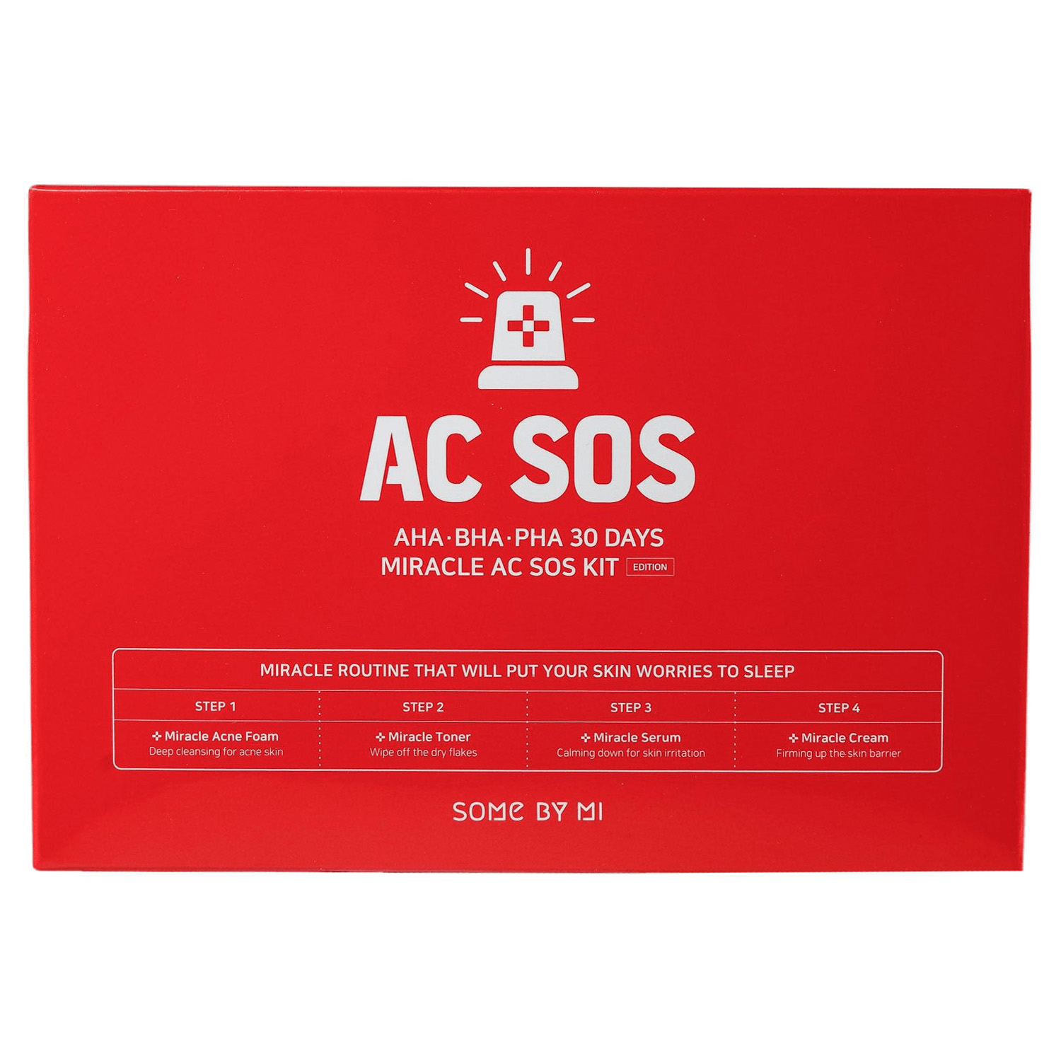 Сам Бай Ми Набор для проблемной кожи с AHA, BHA и PHA-кислотами, 4 средства (Some By Mi, AHA-BHA-PHA 30 Days Miracle) фото 1