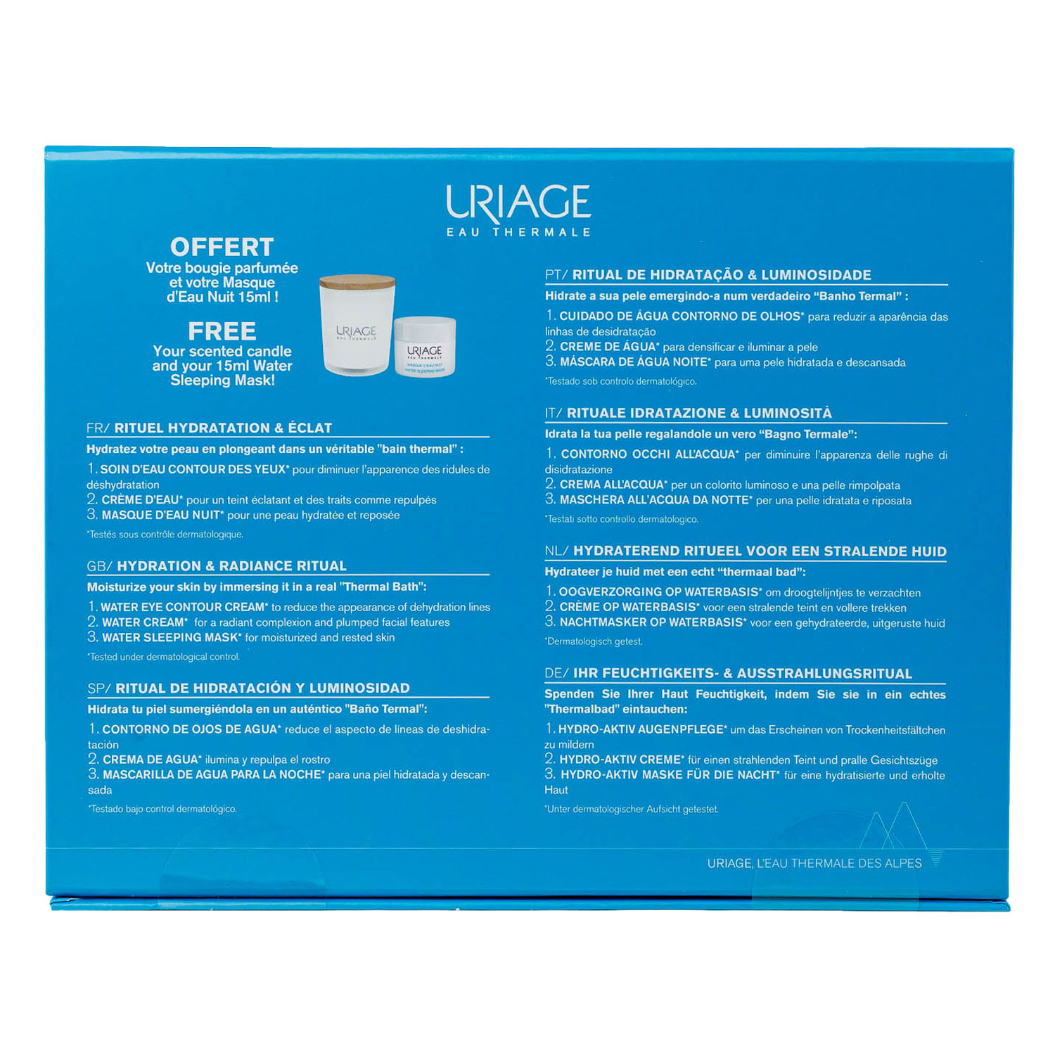 Урьяж Подарочный набор O'Thermale с ароматической свечой (Uriage, Eau thermale) фото 2
