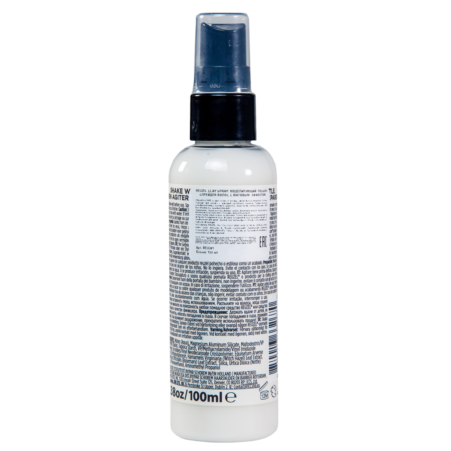 Рузел Моделирующий лосьон-спрей с матовым эффектом Clay, 100 мл (Reuzel, Стайлинг) фото 2