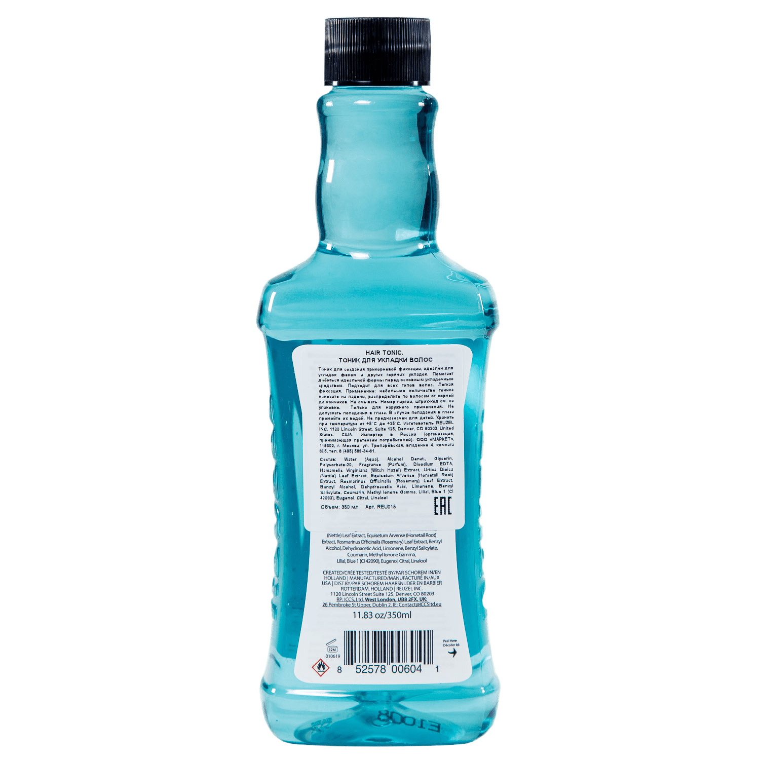 Рузел Тоник для увлажнения мужских волос Hair Tonic, 350 мл (Reuzel, Стайлинг) фото 1