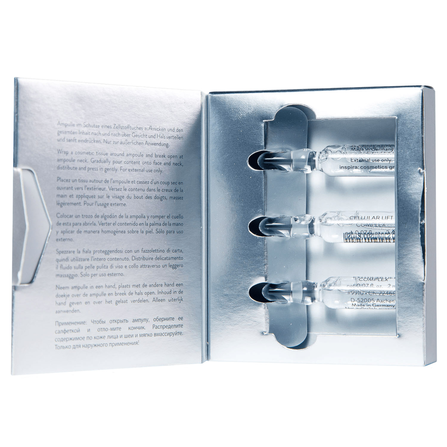 Инспира Косметикс Интенсивный лифтинг-концентрат в ампулах Lift Complex, 2 мл х 3 шт (Inspira Cosmetics, Ampoules) фото 1