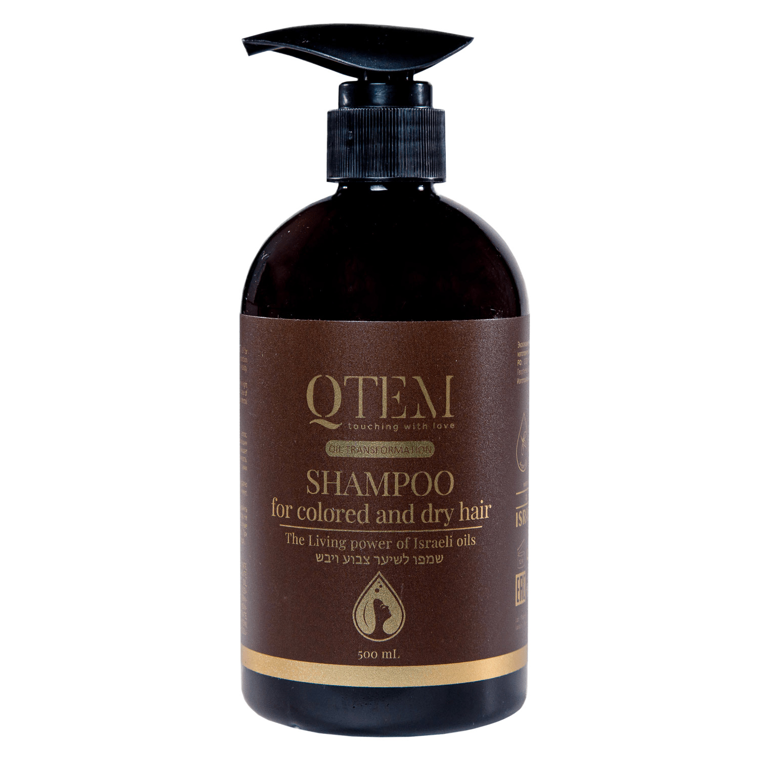 Qtem Шампунь для окрашенных и сухих волос, 500 мл (Qtem, Oil Transformation) цена и фото
