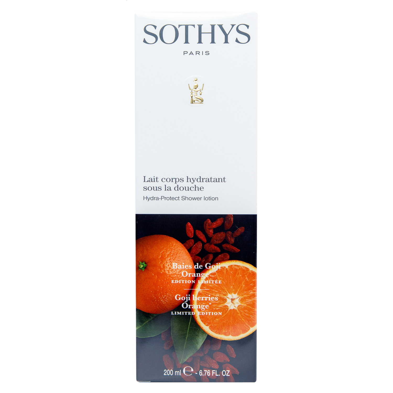 Sothys Увлажняющий лосьон-уход для использования в душе Ягоды годжи - апельсин, 200 мл (Sothys, Seasonal Treatment) увлажняющий лосьон sothys ягоды годжи и апельсин 200 мл