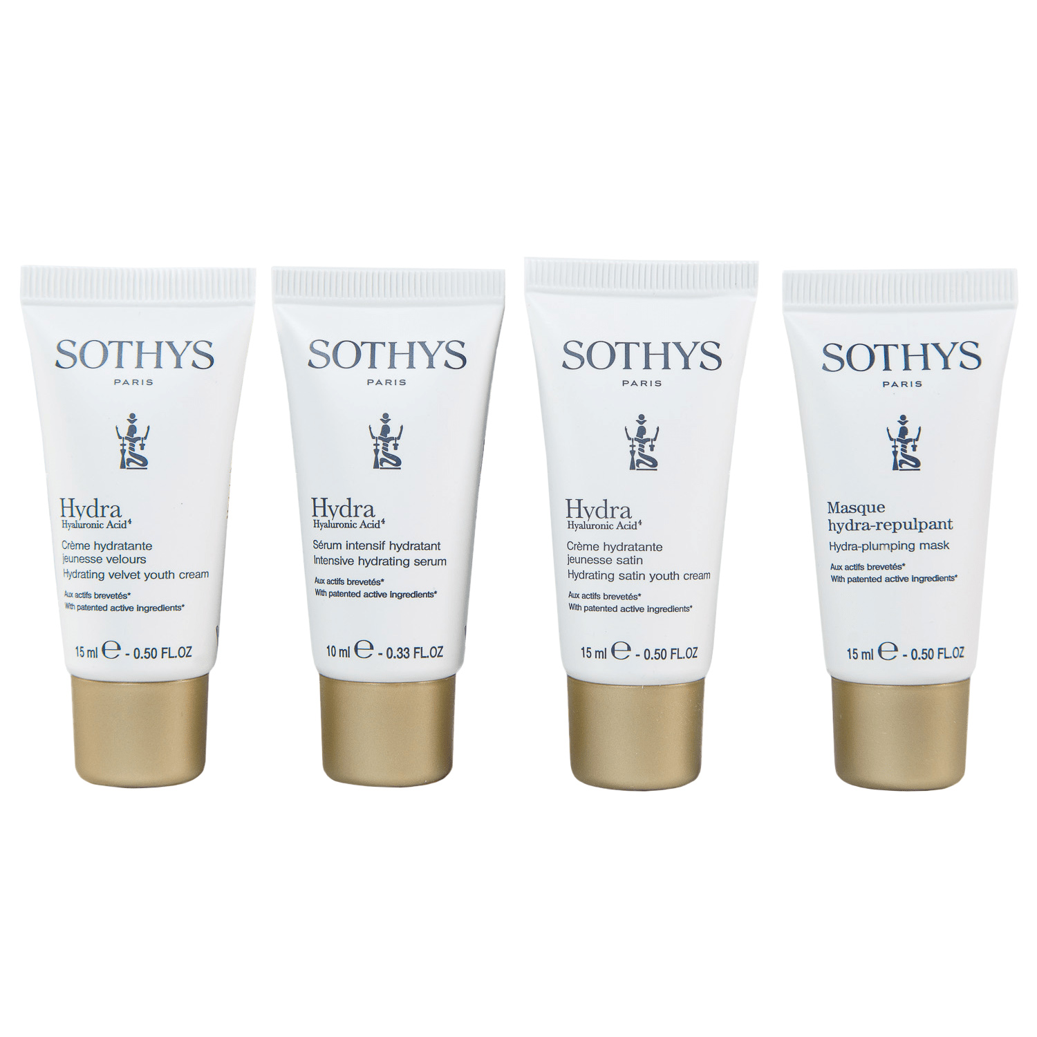 Сотис Набор миниатюр Hydra4 Discovery Kit (сыворотка 10 мл + обогащенный крем 15 мл + легкий крем 15 мл + маска 15 мл) (Sothys, Hydra Hyaluronic Acid 4) фото 2