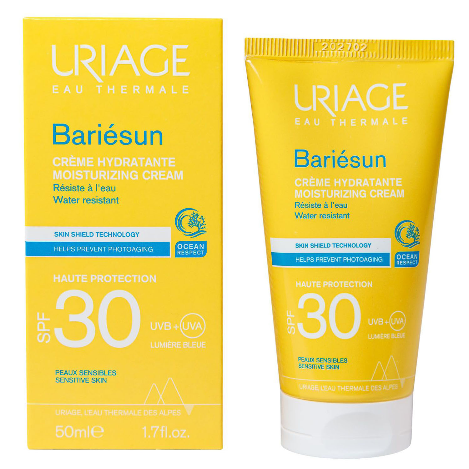 Uriage Увлажняющий крем Moisturizing Cream SPF 30, 50 мл (Uriage, Bariesun)