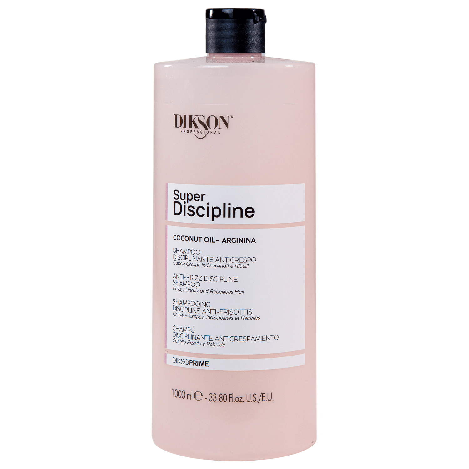 Диксон Шампунь с кокосовым маслом для пушистых волос Shampoo Anti-frizz Discipline, 1000 мл (Dikson, DiksoPrime) фото 0