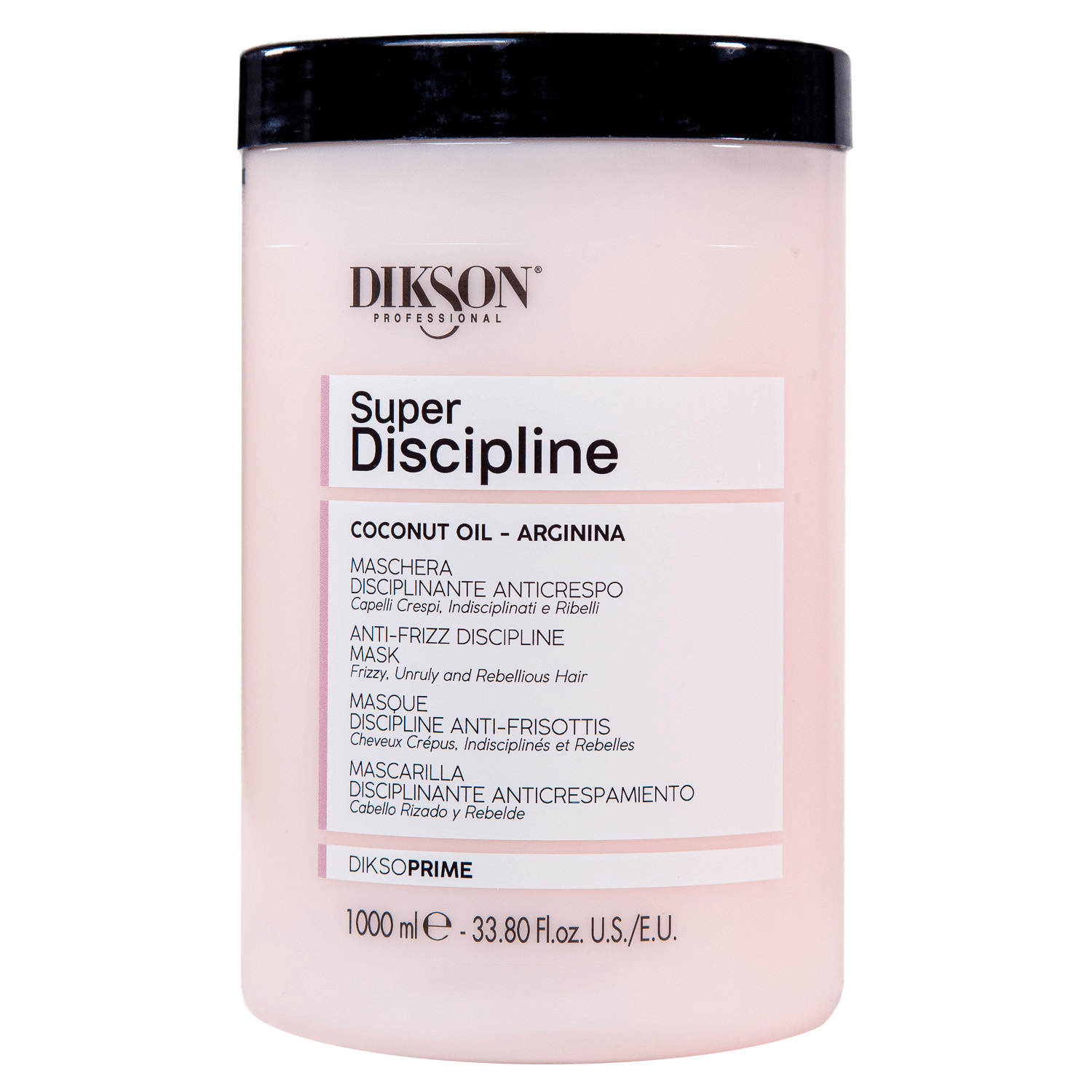 Диксон Маска с кокосовым маслом для пушистых волос Anti-frizz Discipline Mask, 1000 мл (Dikson, DiksoPrime) фото 0