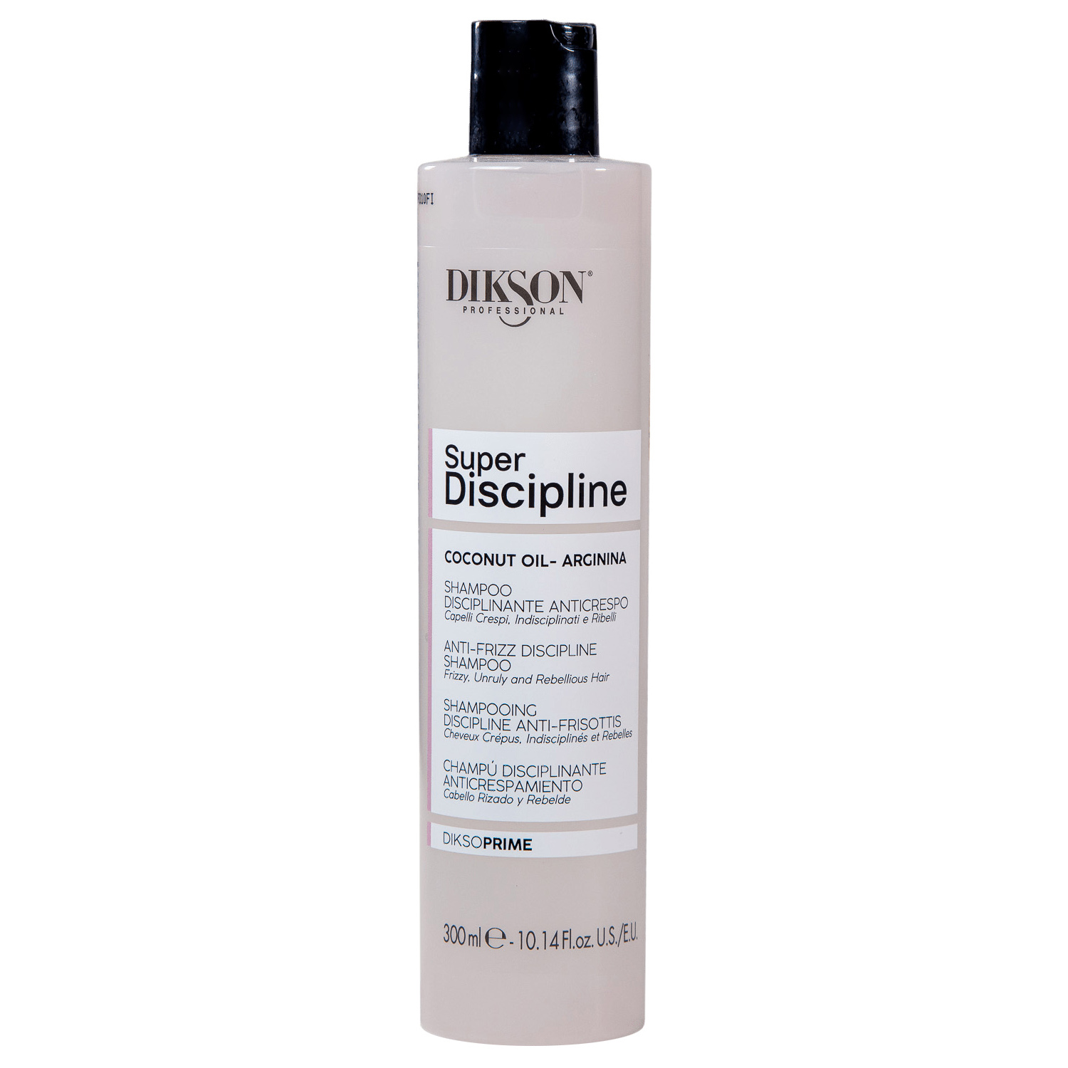Диксон Шампунь с кокосовым маслом для пушистых волос Shampoo Anti-frizz Discipline, 300 мл (Dikson, DiksoPrime) фото 0