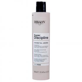 Dikson Шампунь с кокосовым маслом для пушистых волос Shampoo Anti-frizz Discipline, 300 мл. фото
