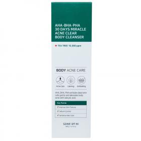 Some By Mi Очищающий гель для тела Acne Clear Body Cleanser с кислотами, 400 г. фото