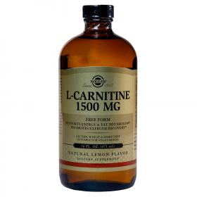Solgar Жидкий L-Carnitine 1500 мг с натуральным лимонным вкусом, 473 мл. фото