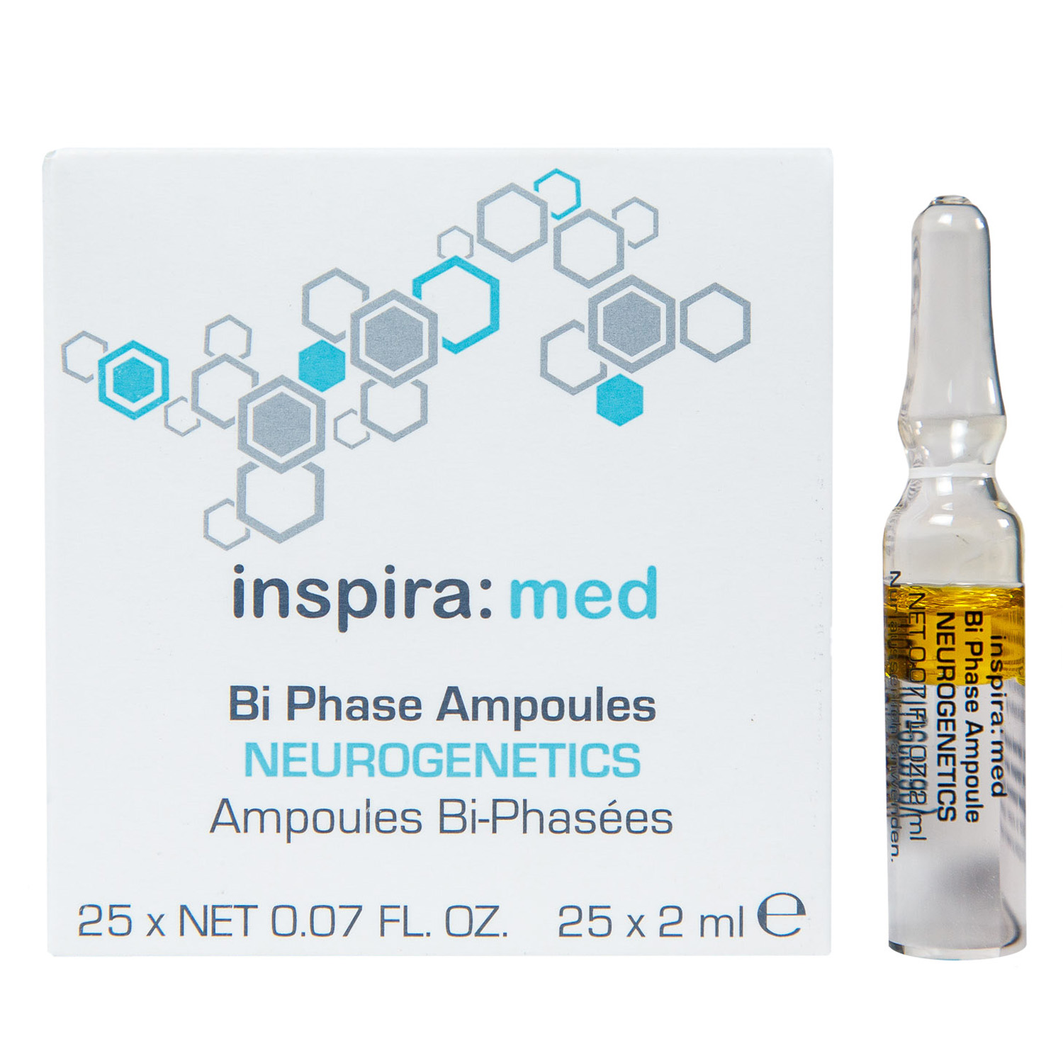 Инспира Косметикс Двухфазная сыворотка для экспресс - восстановления Bi Phase Ampoules Neurogenetics, 25 х 2 мл (Inspira Cosmetics, Inspira Med) фото 0
