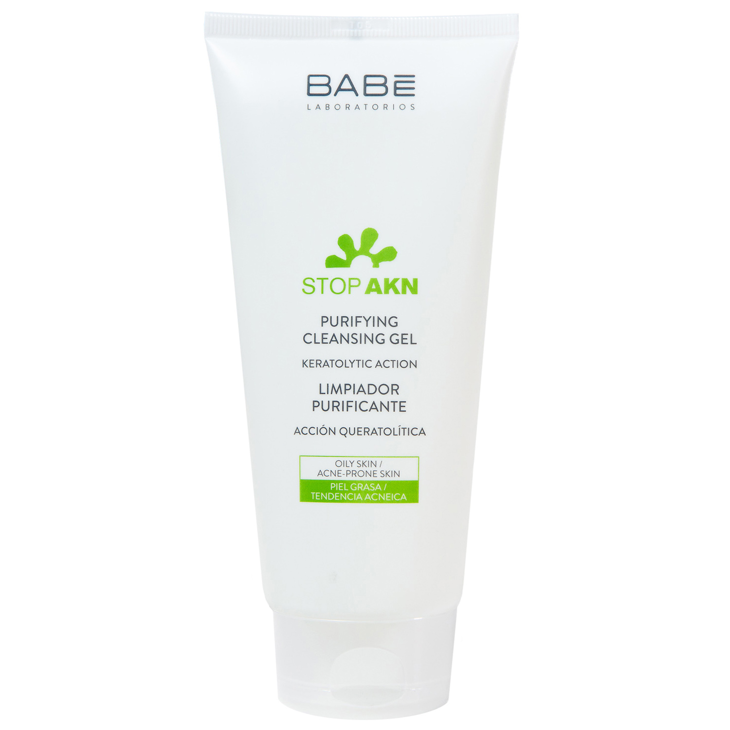  Освежающий пенящийся гель для умывания, 200 мл (Babe Laboratorios, Stop AKN) фото 1