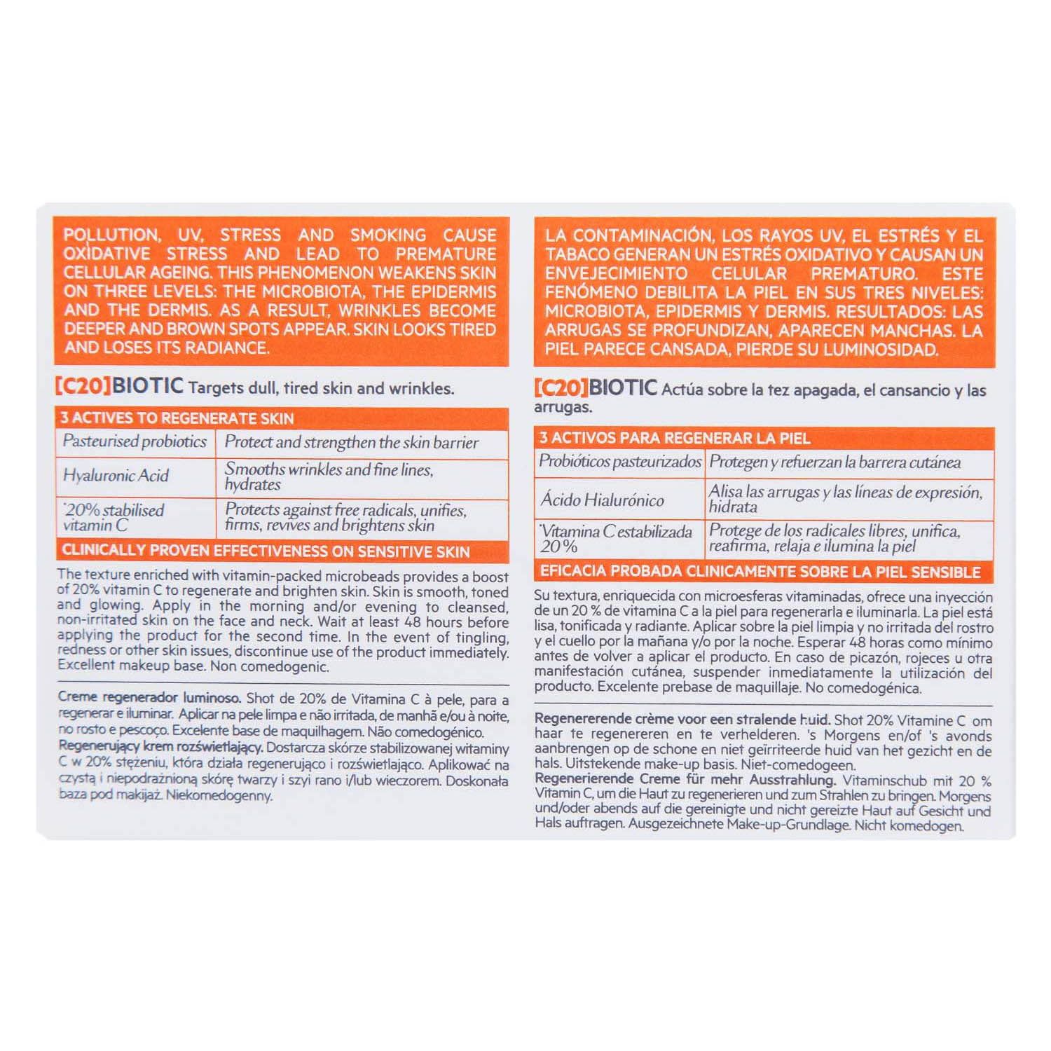 СВР Восстанавливающий крем [C20] для сияния кожи и коррекции морщин, 50 мл (SVR, Biotic) фото 2