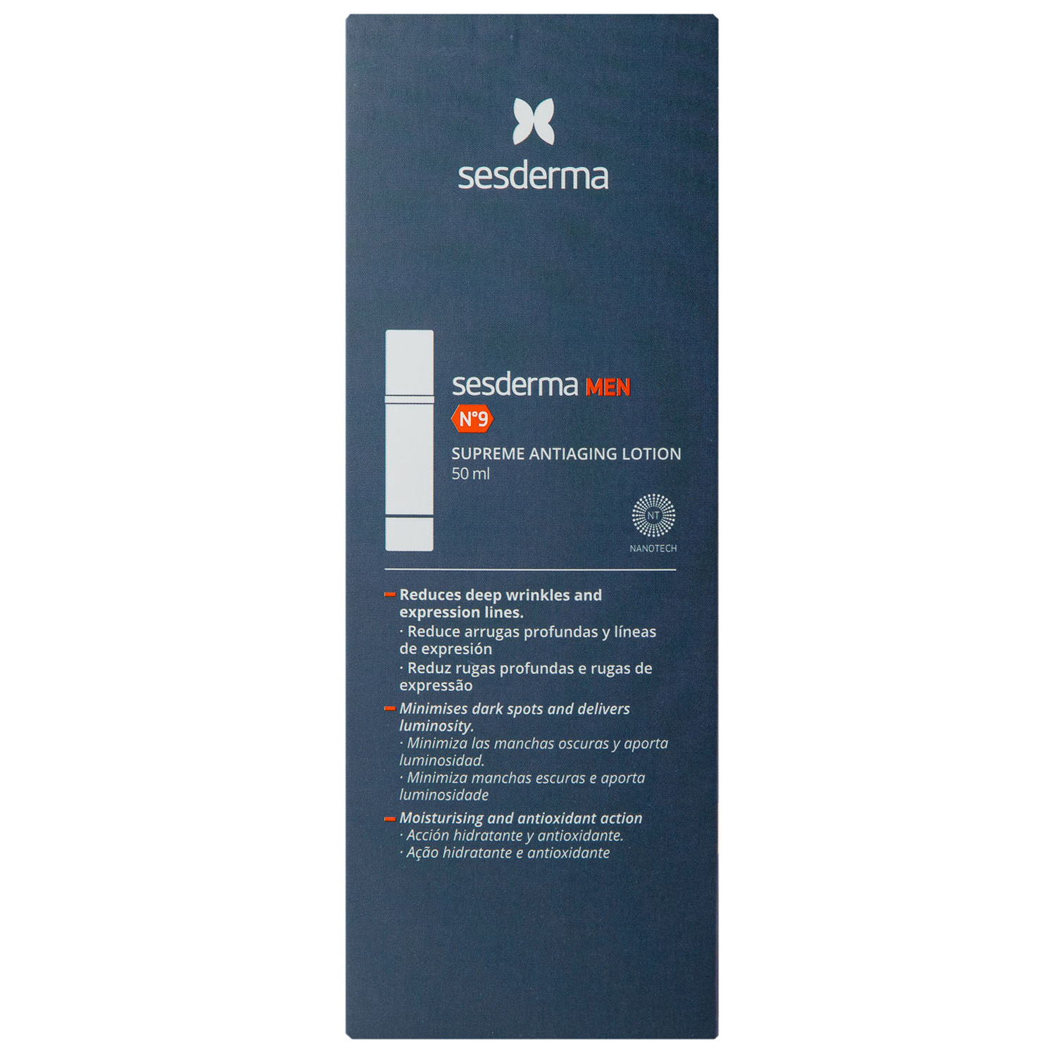 Сесдерма Промонабор: лосьон антивозрастной для мужчин 50 мл + гель для век 15 мл (Sesderma, Sesderma Men) фото 2