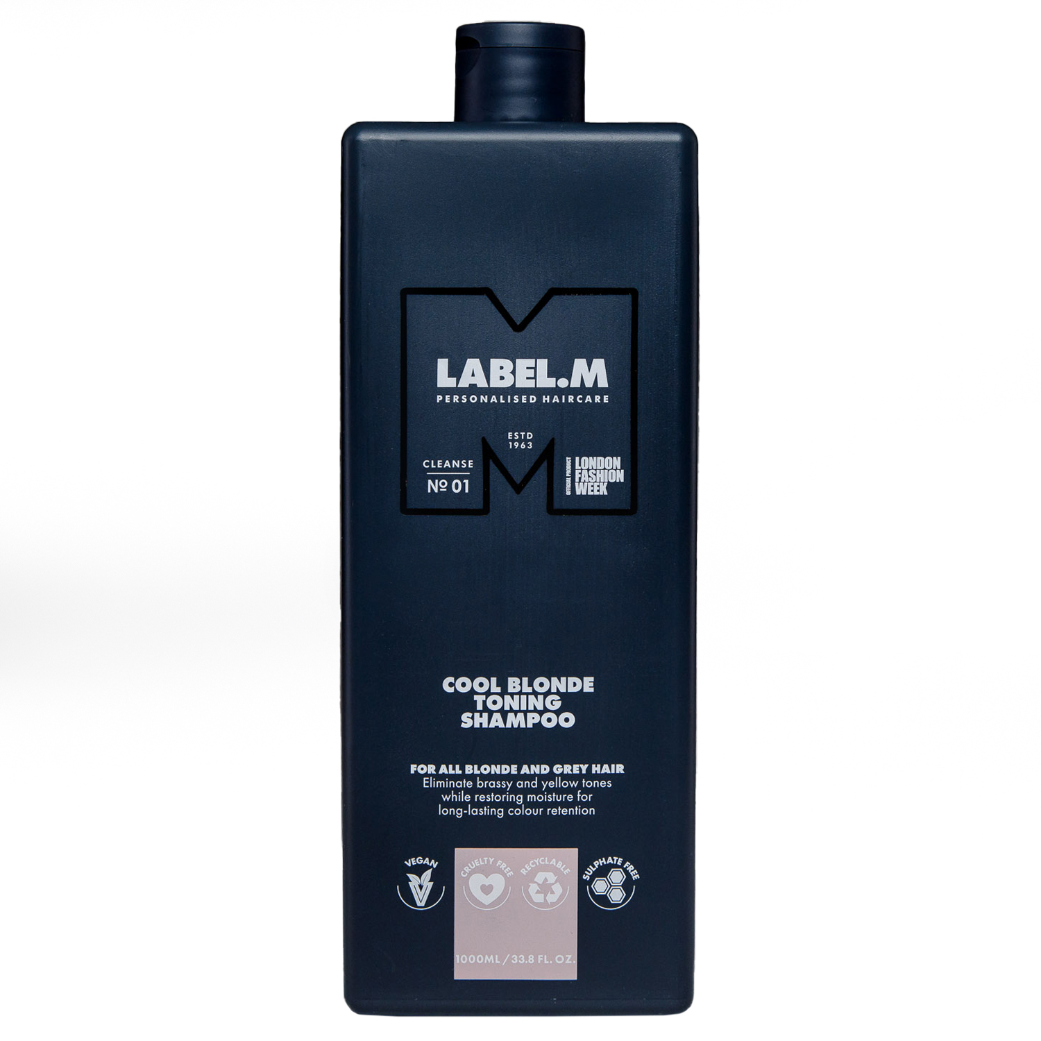 Лейбл М Тонизирующий шампунь Professional Cool Blonde Toning Shampoo, 1000 мл (Label.M, Cleanse) фото 0