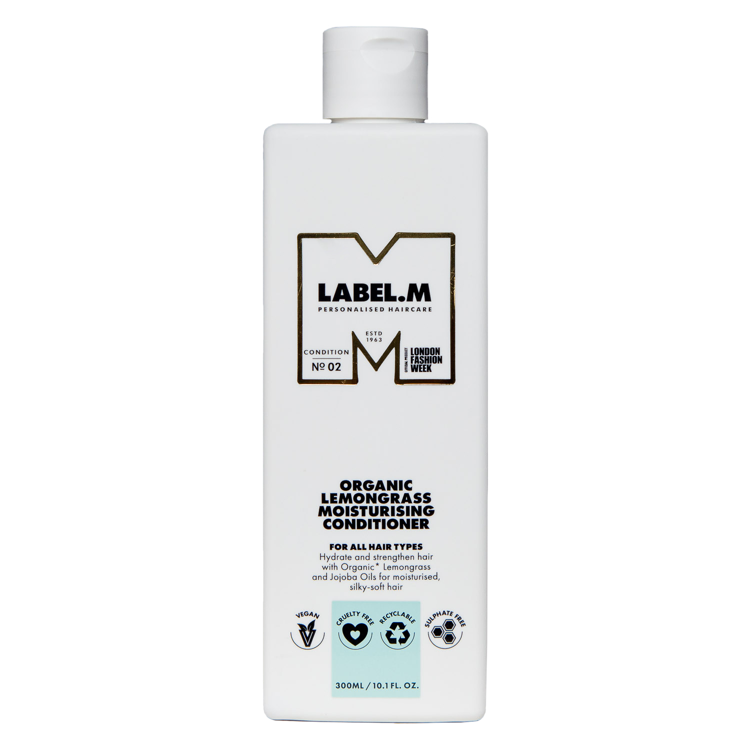 Label.M Органический увлажняющий кондиционер с лемонграссом Organic Lemongrass Moisturising Conditioner, 300 мл (Label.M, Condition)