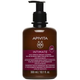 Apivita Мягкая очищающая пенка для интимной гигиены с алоэ и прополисом, 300 мл. фото